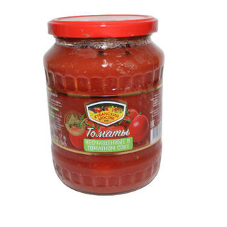 Томаты красные в томатном соке 670мл Мостовский